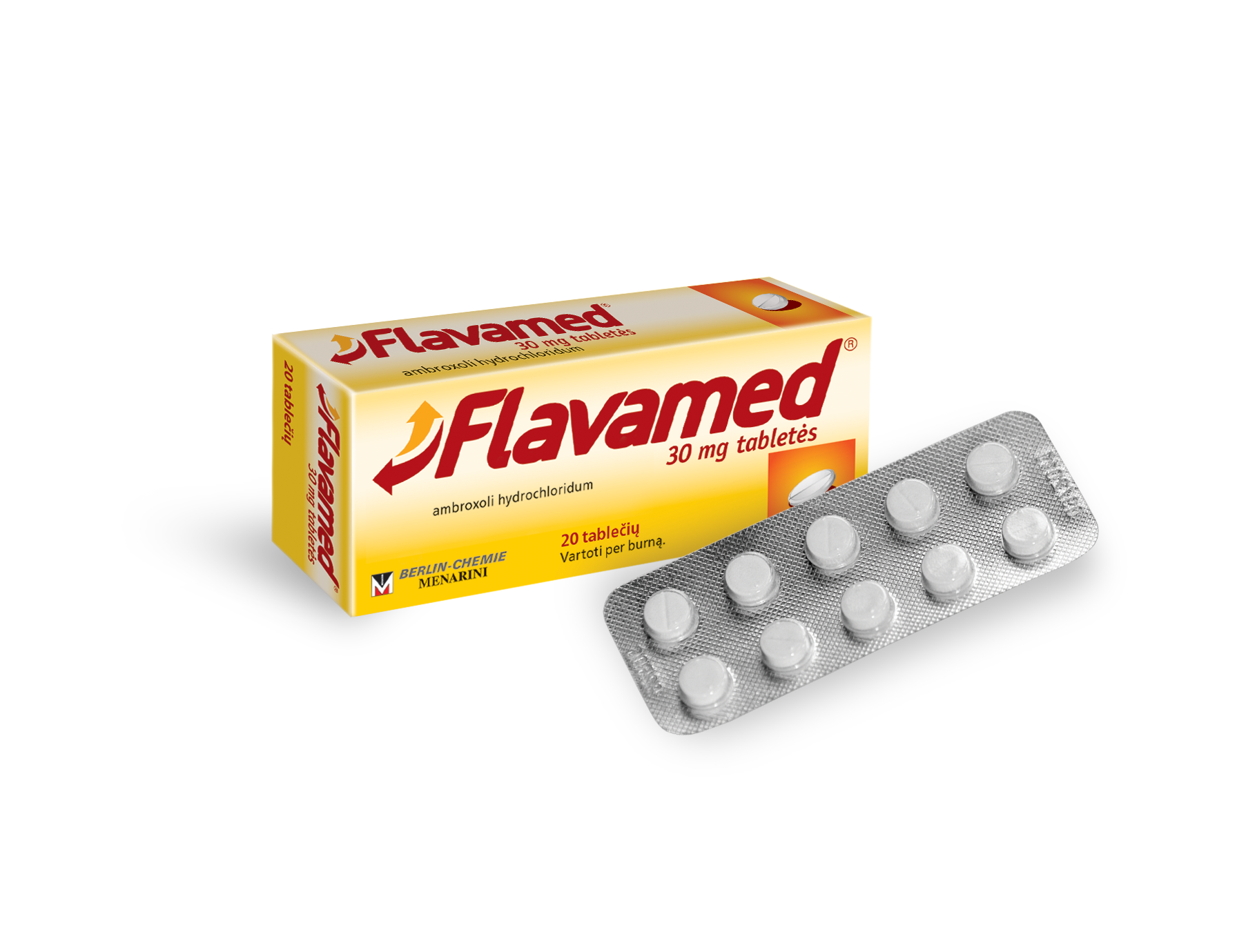 Flavamed® 30 mg tabletės