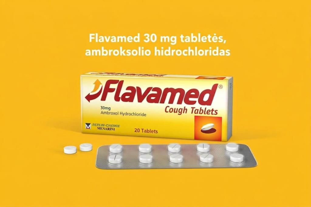 Flavamed 30 mg tablet characteristics