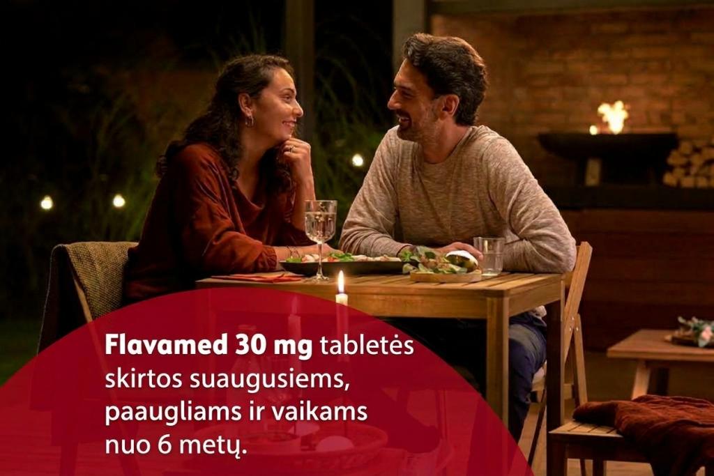Flavamed 30 mg tablet benefit