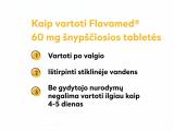 Flavamed 60 mg effervescent tablet packshot