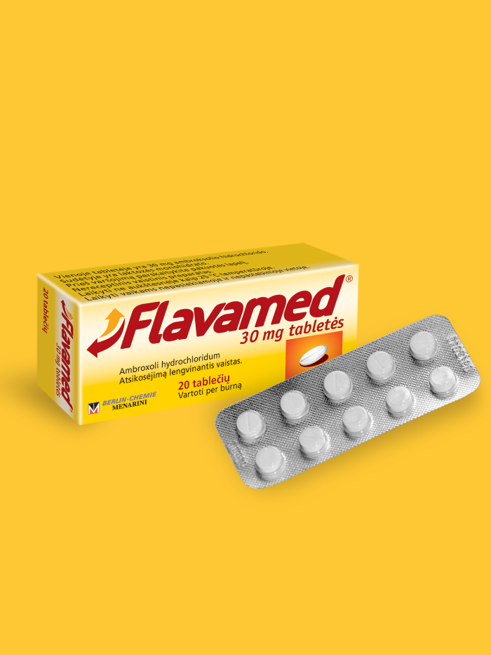 Flavamed® 30 mg tabletės