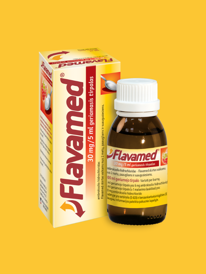 Flavamed® 30 mg/5 ml geriamasis tirpalas
