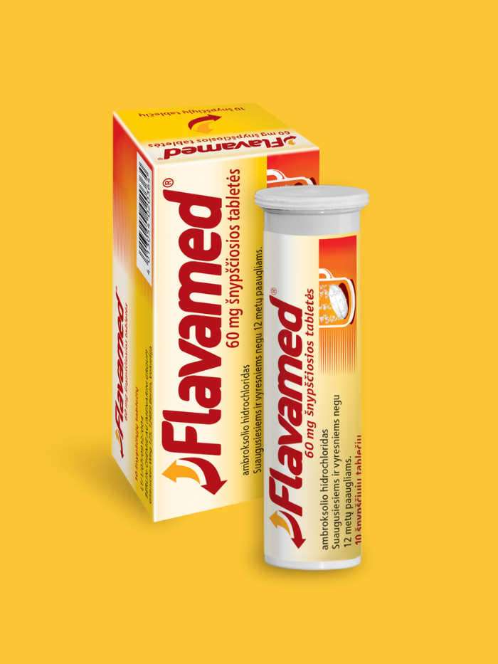 Flavamed®  60 mg šnypščiosios tabletės